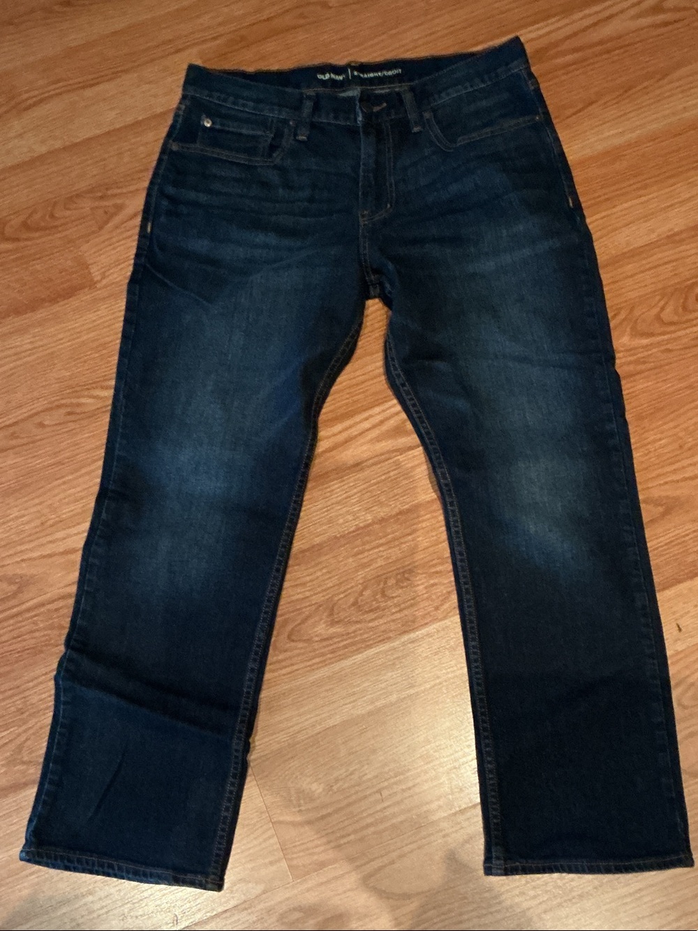 Old Navy Men's Dark Wash Straight-Leg Jeans  size 33/30